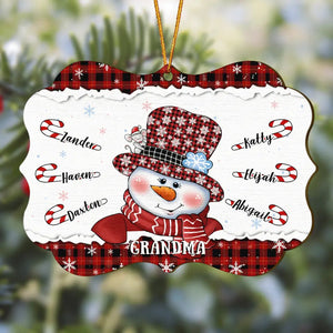Personalized Wood Ornament - Gift For Grandma - Grandma's Sweethearts
