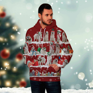 Great Pyrenees - Snow Christmas - 3D Hoodie