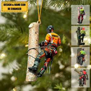 Personalized Arborist Christmas Ornament