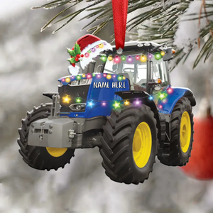 Tractor - Personalized Christmas Ornament