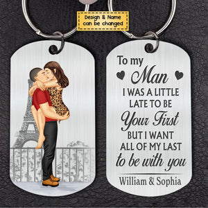 I Promise To-Personalized Stainless Steel Keychain - Gifts For Couple