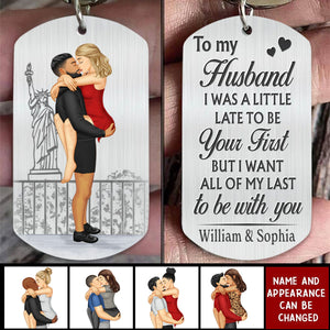 I Promise To-Personalized Stainless Steel Keychain - Gifts For Couple