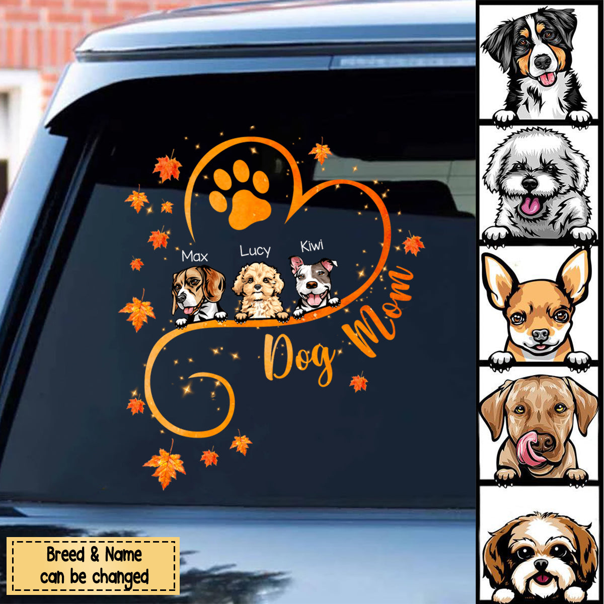 EMPIRE DESIGN Tell Your Dog I Said Hi Pet Puppy Mom Dad Funny Vinyl Car  Sticker