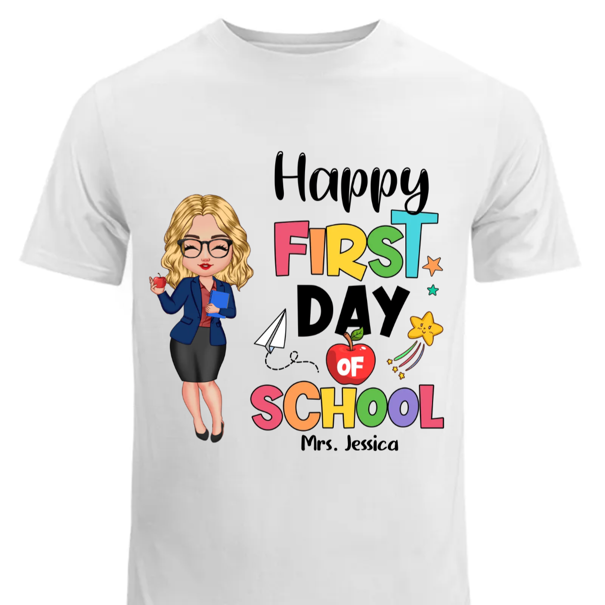 Happy First Day Of School - Personalized Shirt