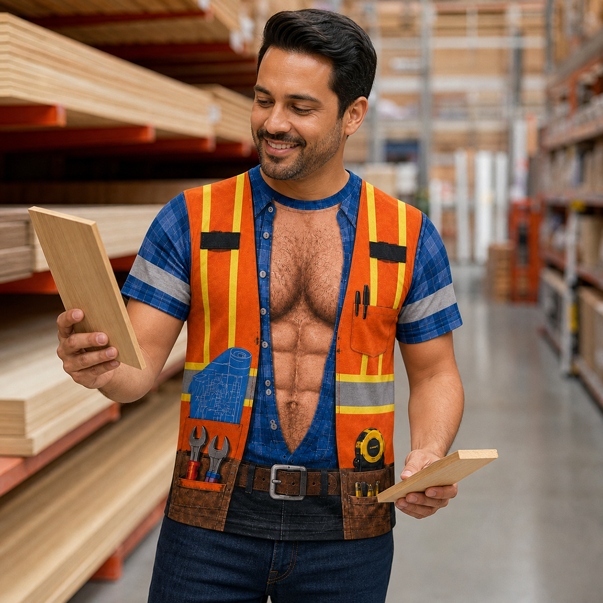 Funny Construction Worker Shirt, Gag Gift for Men