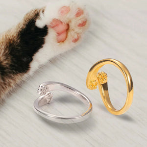 Personalized Paw Hug Ring -  Gift For Pet Lovers