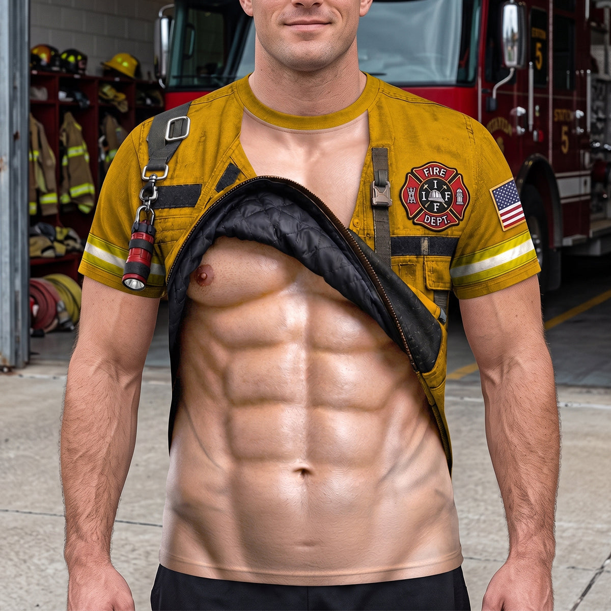 Firehouse Hero Shirt - Personalized Gifts For Firefighter