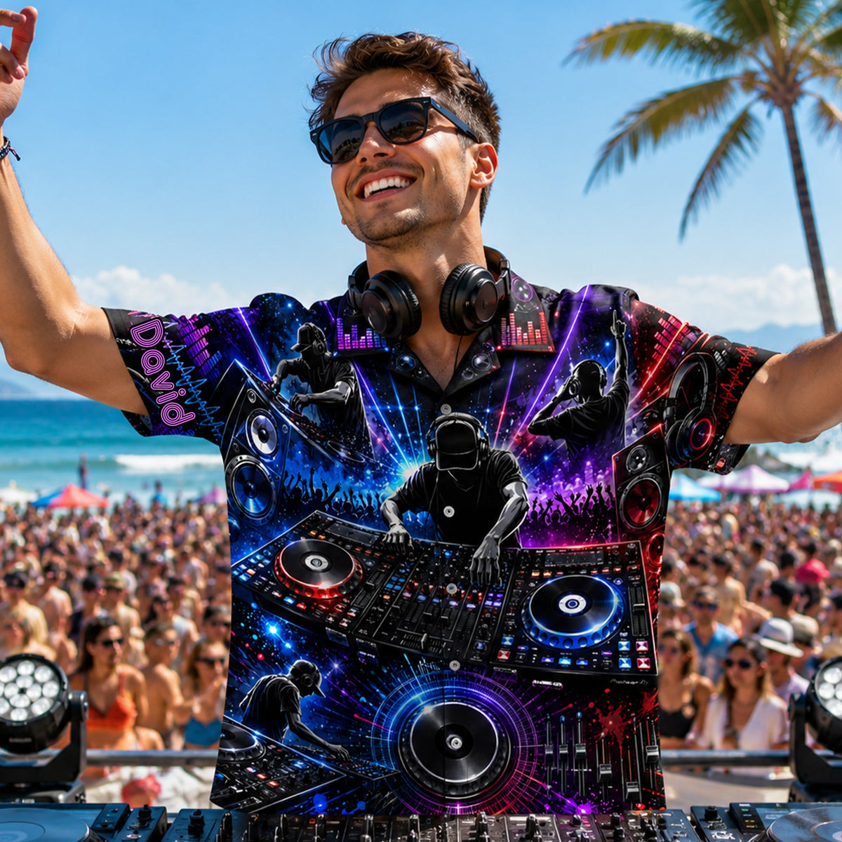 Concert Summer Hawaiian Shirt Personalized Music Lover Gifts