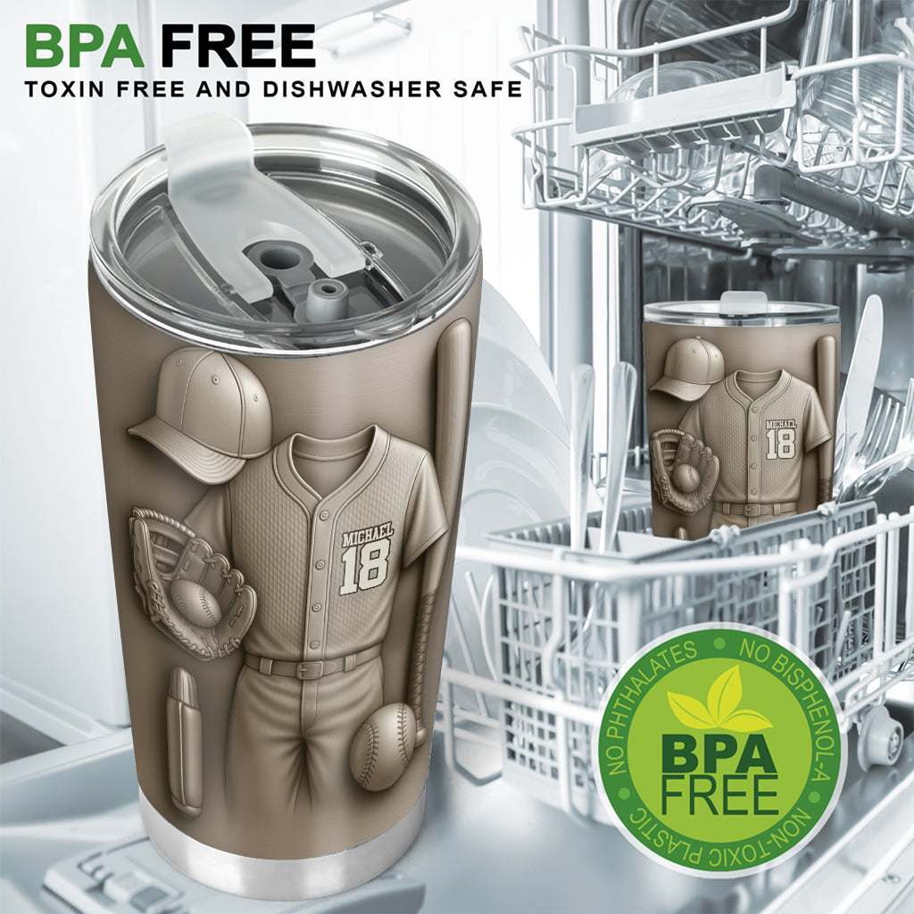 Baseball Is More Than A Game - Personalized Baseball Tumbler