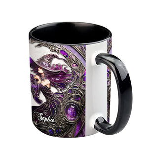 Beautiful Witch - Personalized Witch Accent Mug02
