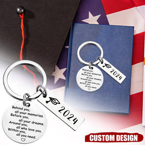 2024 Graduation Personalized Keychain - Within You All You Need