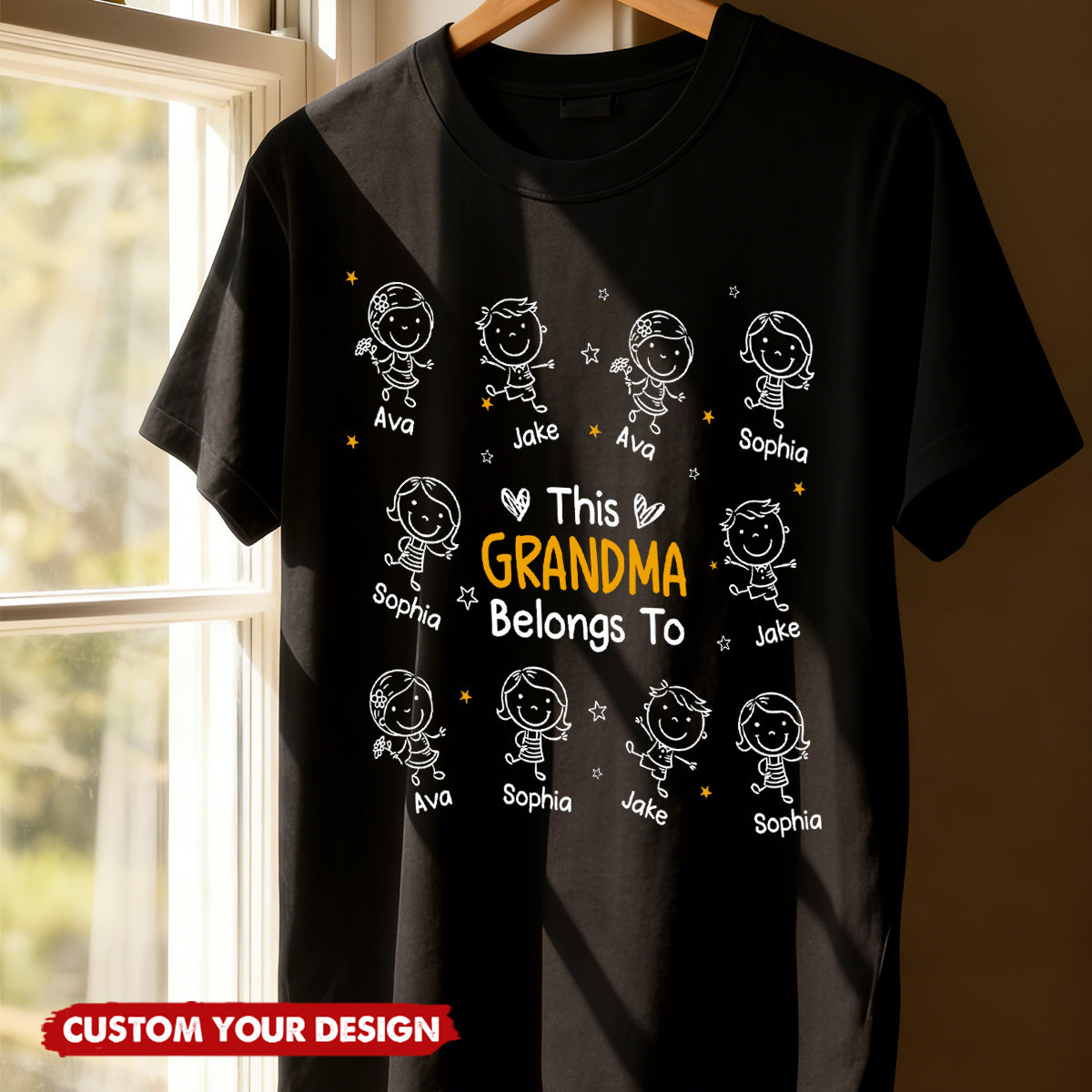 This Grandpa Belongs To Doodle - Personalized Shirt