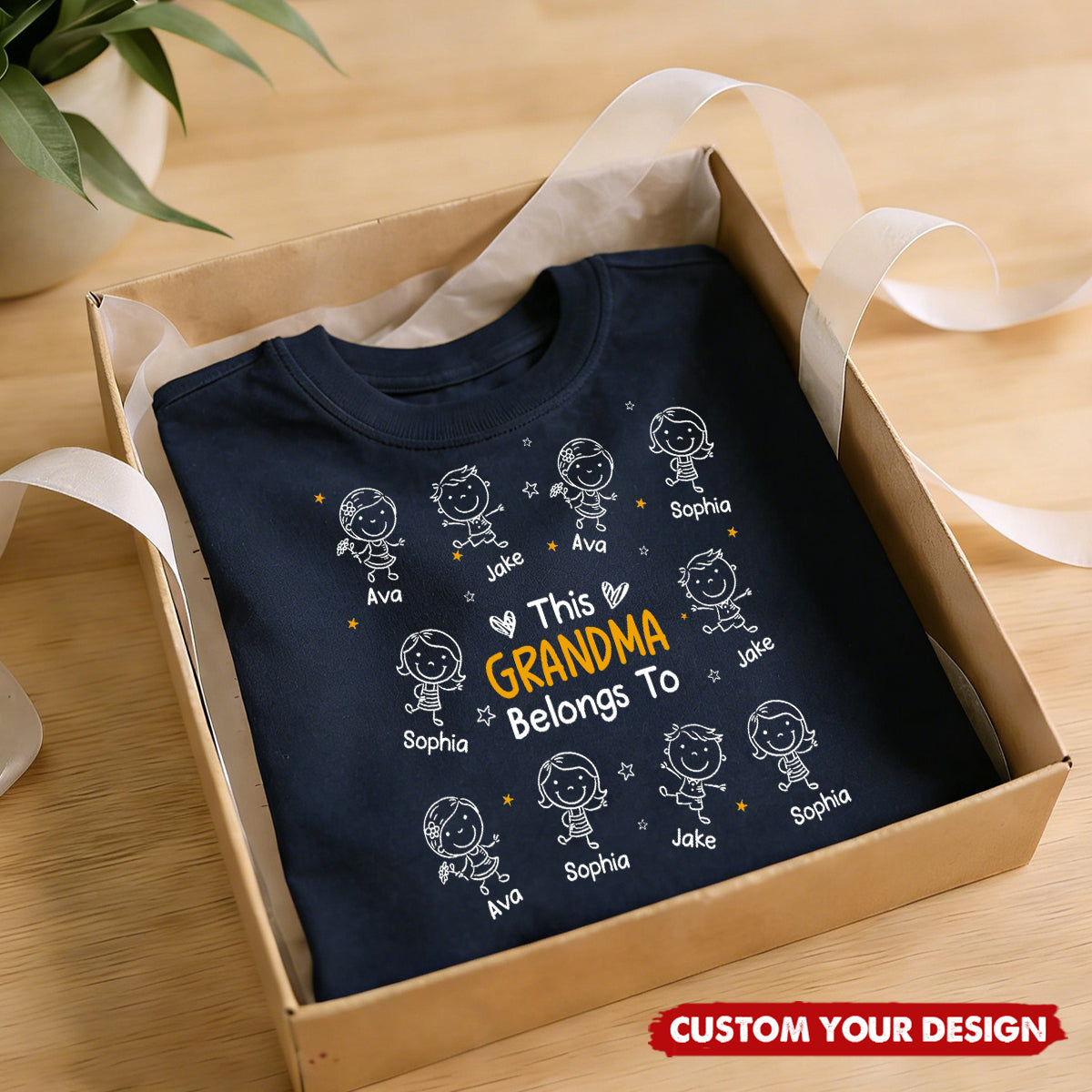 This Grandpa Belongs To Doodle - Personalized Shirt