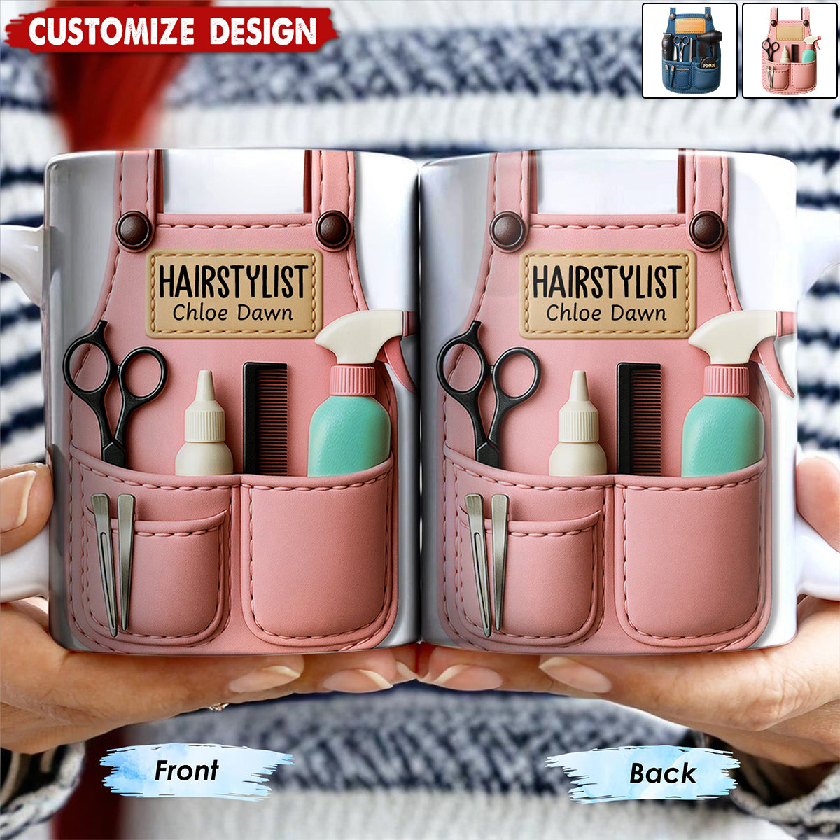 Personalized Stylish Hairdressers Coffee Mug - Gift For Hairstylists