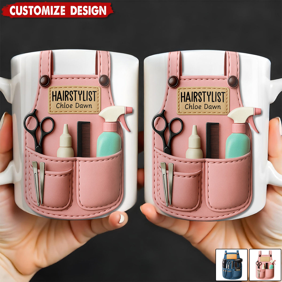 Personalized Stylish Hairdressers Coffee Mug - Gift For Hairstylists