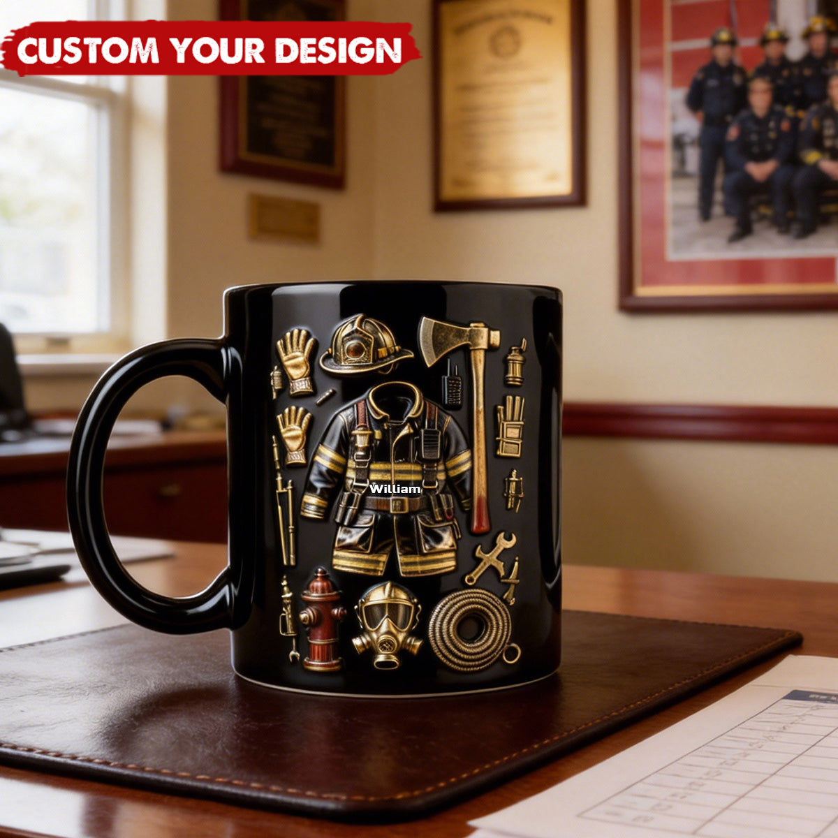 Proud Firefighter - Personalized Firefighter Mug