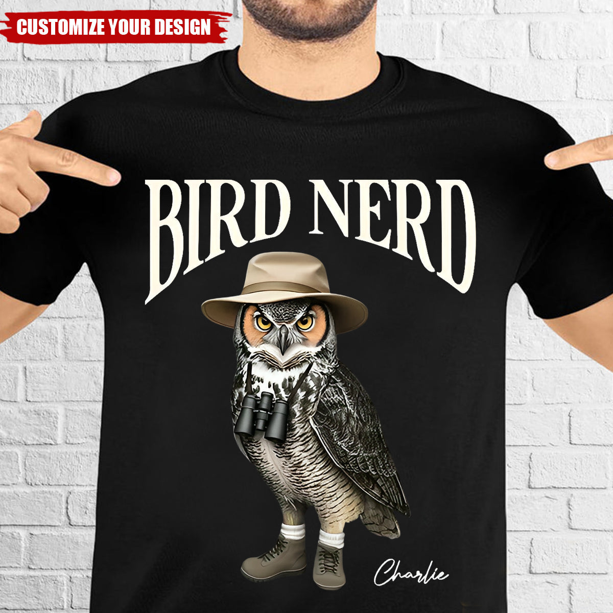 Bird Nerd Funny Bird Watcher Shirt, Twitcher Shirt, Gift for Bird Lover Personalized Shirt