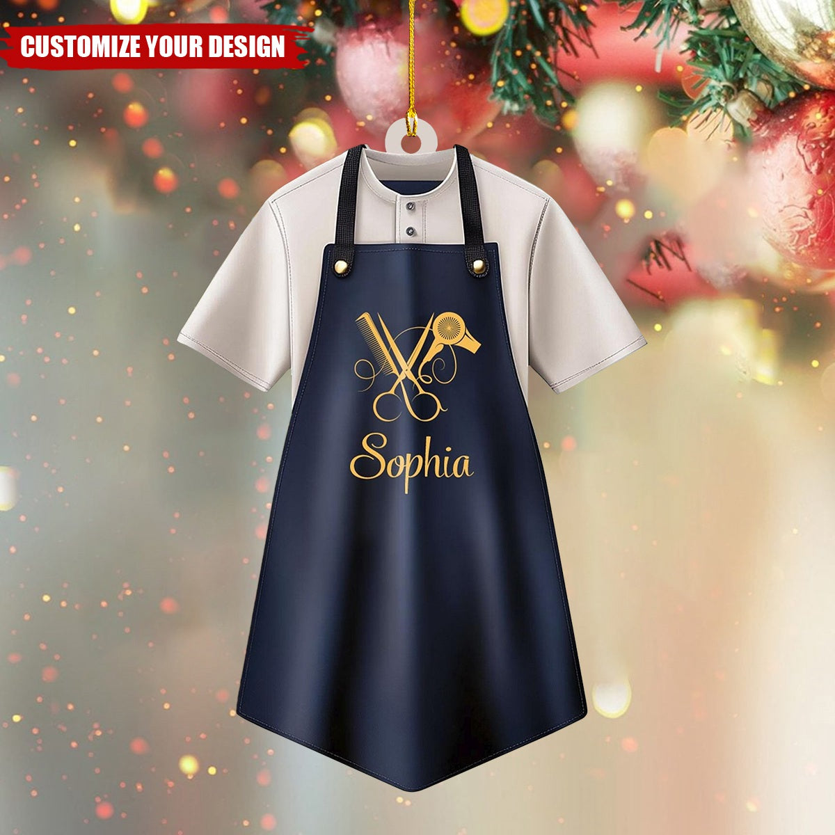 Personalized Hairdresser Christmas Ornaments Hair Stylist Gift - 2024 New Release