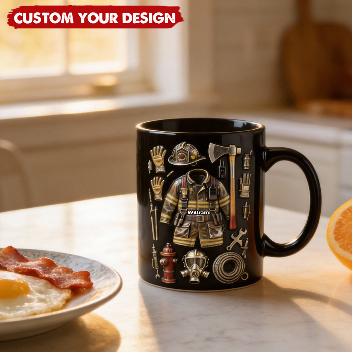 Proud Firefighter - Personalized Firefighter Mug