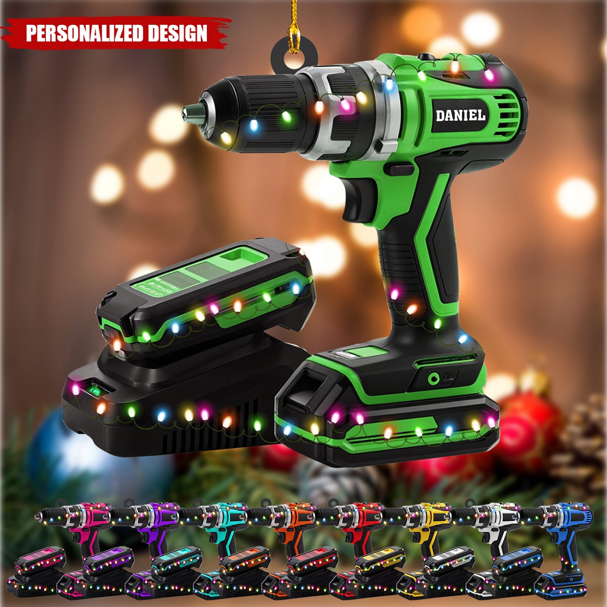 Personalized Drill Machine Ornament-Gifts For Maintenance personnel-2024 New Release