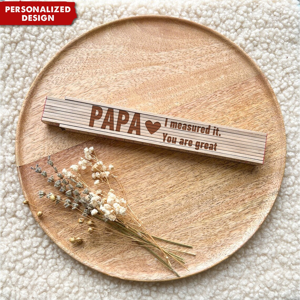 Personalized Folding Rule-Father's Day Gift