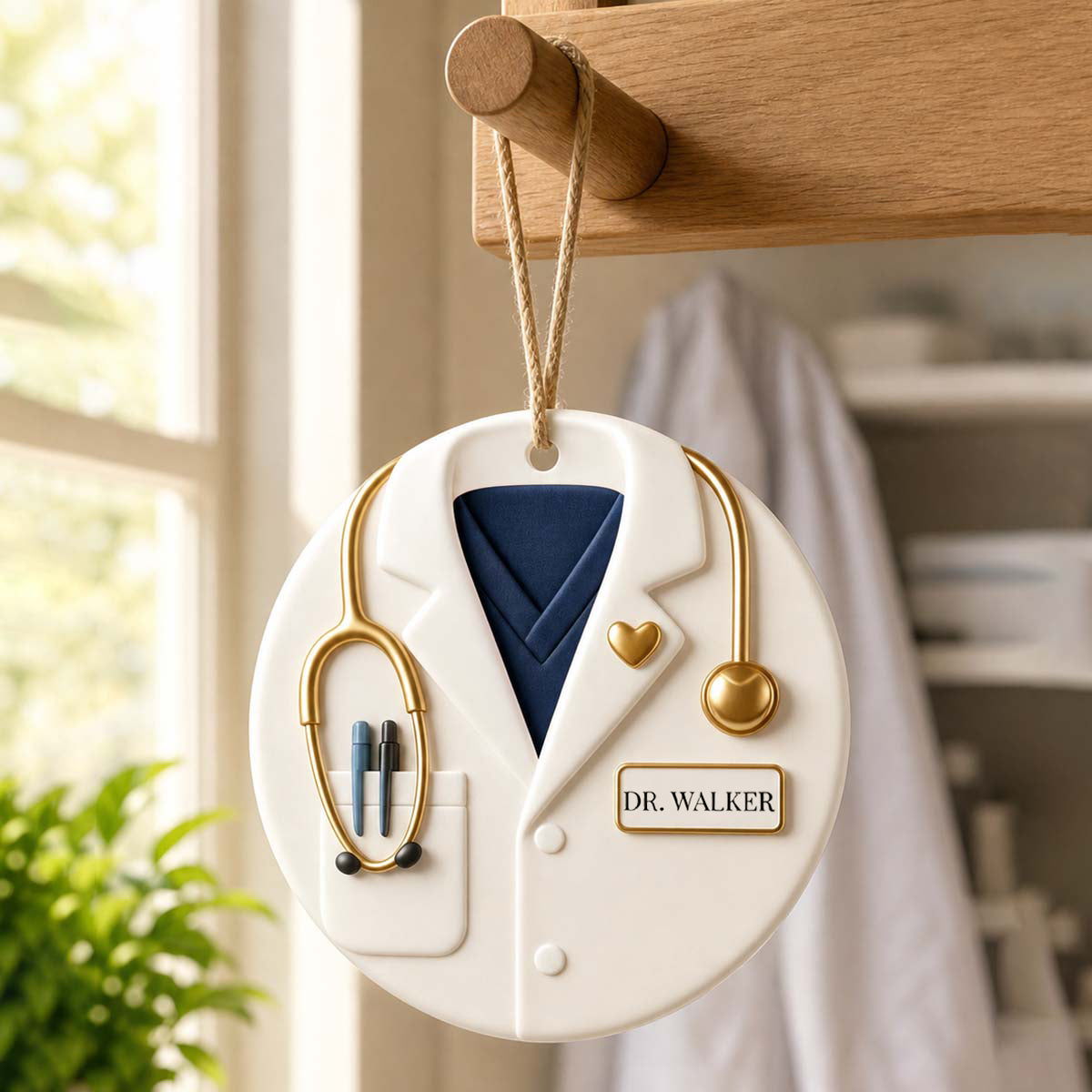 Custom Doctor Ornament ，Personalized Medical School Gift for New Doctor