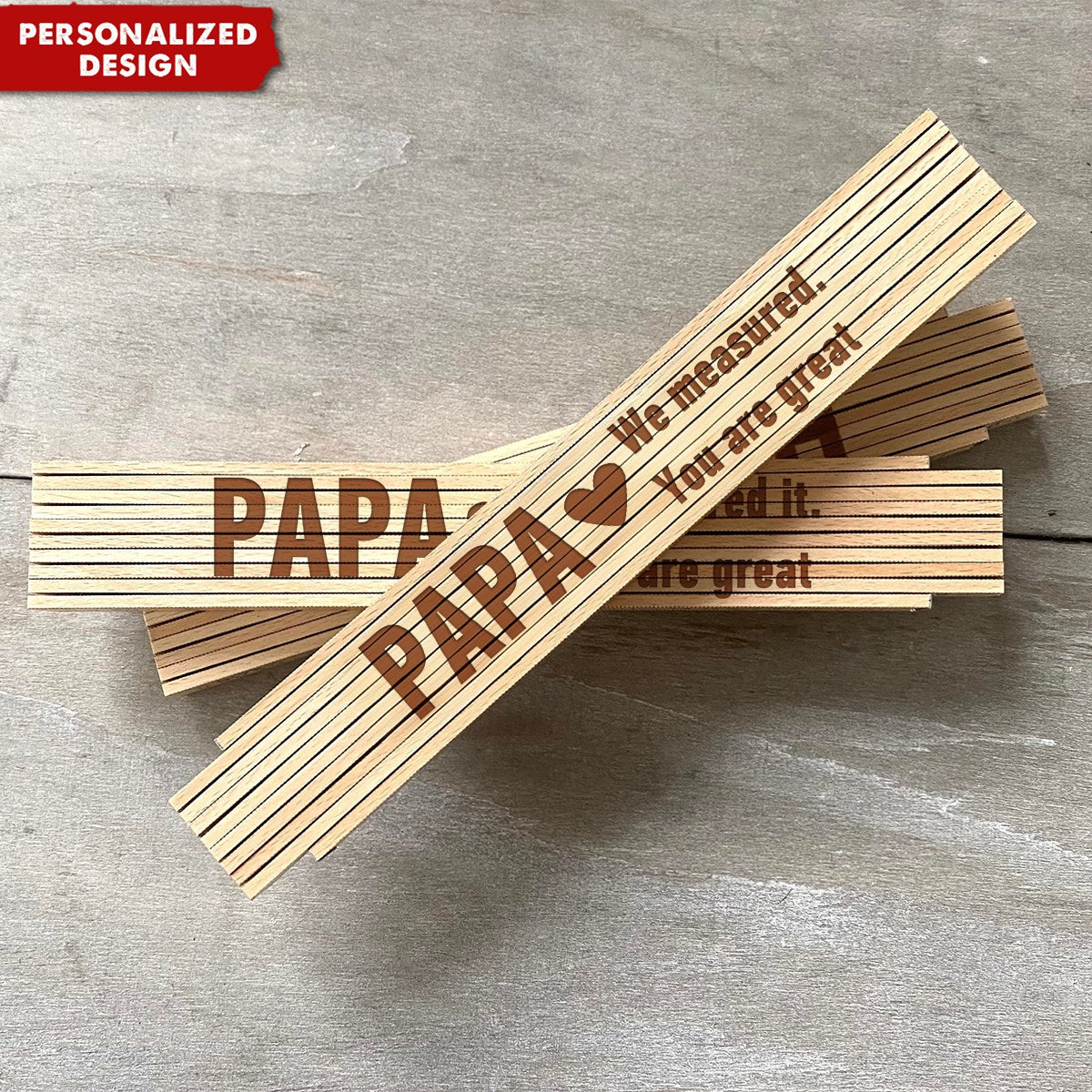 Personalized Folding Rule-Father's Day Gift