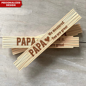 Personalized Folding Rule-Father's Day Gift