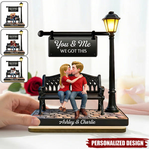 Personalized Romantic Couple Wooden Plaque-Valentine's Day Gift For Couple