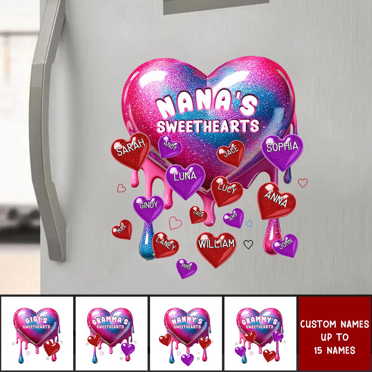 Personalized Sweethearts Decal Sticker - Mother's Day Gift