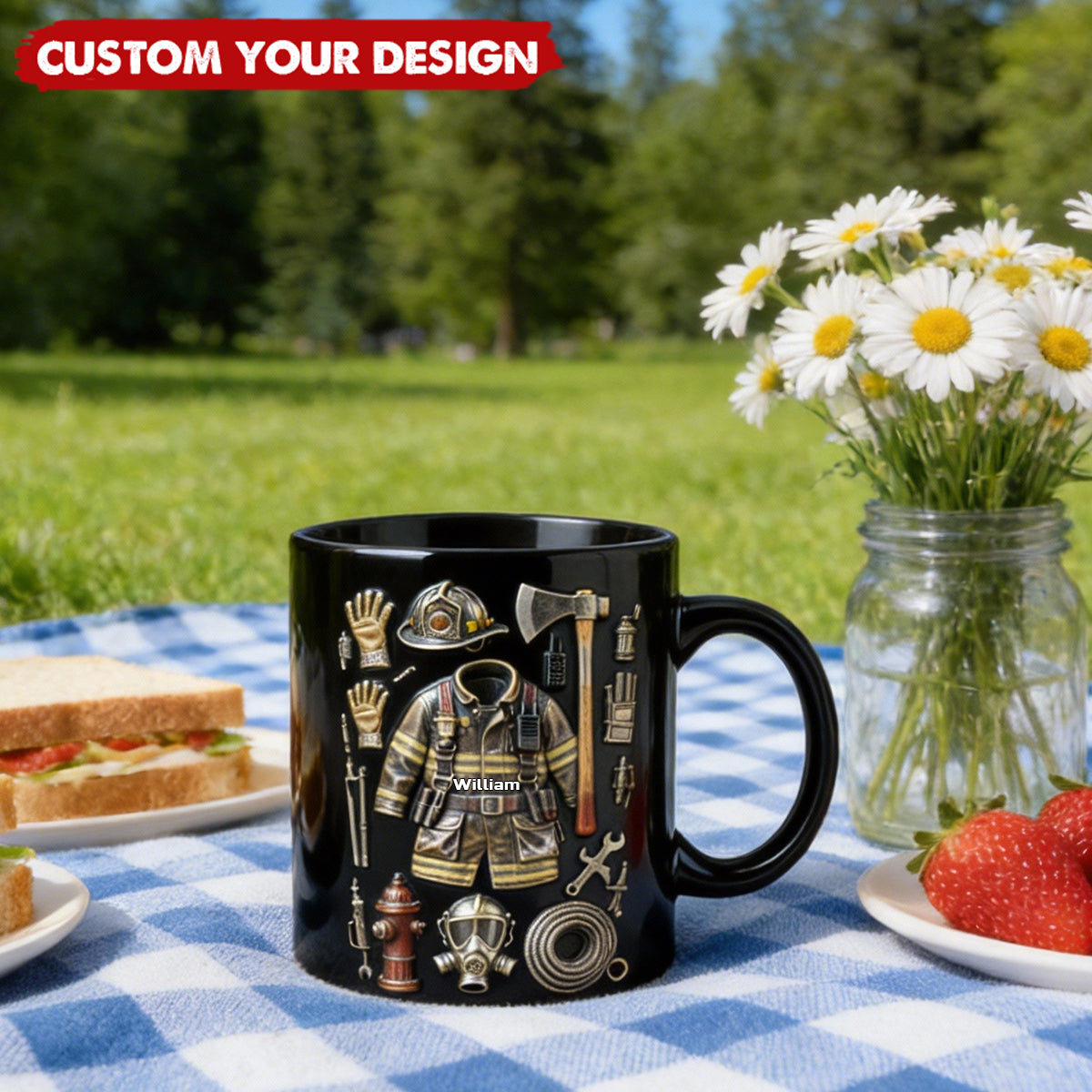 Proud Firefighter - Personalized Firefighter Mug