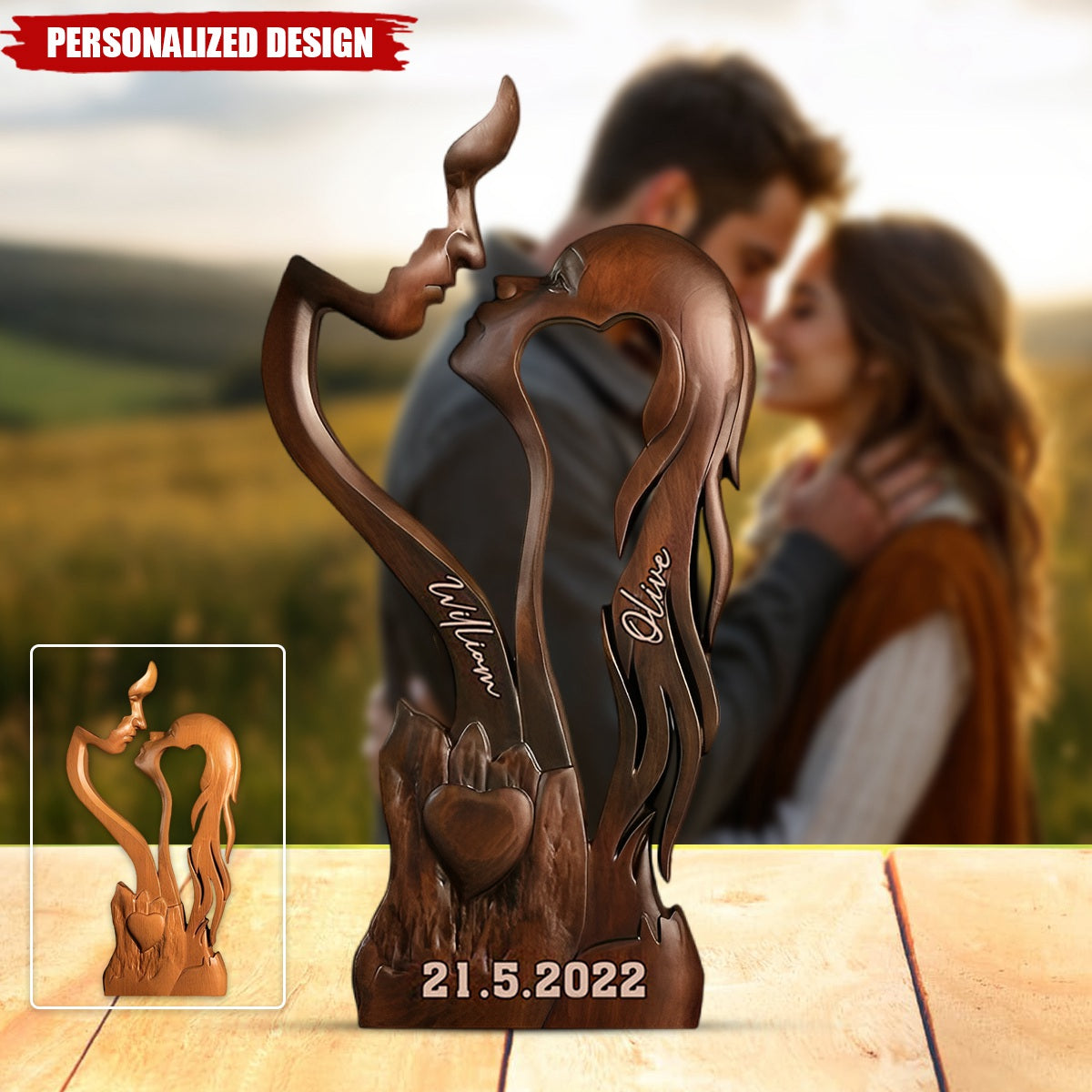 You And Me We Got This-Personalized Couple Custom Shaped Acrylic Plaque