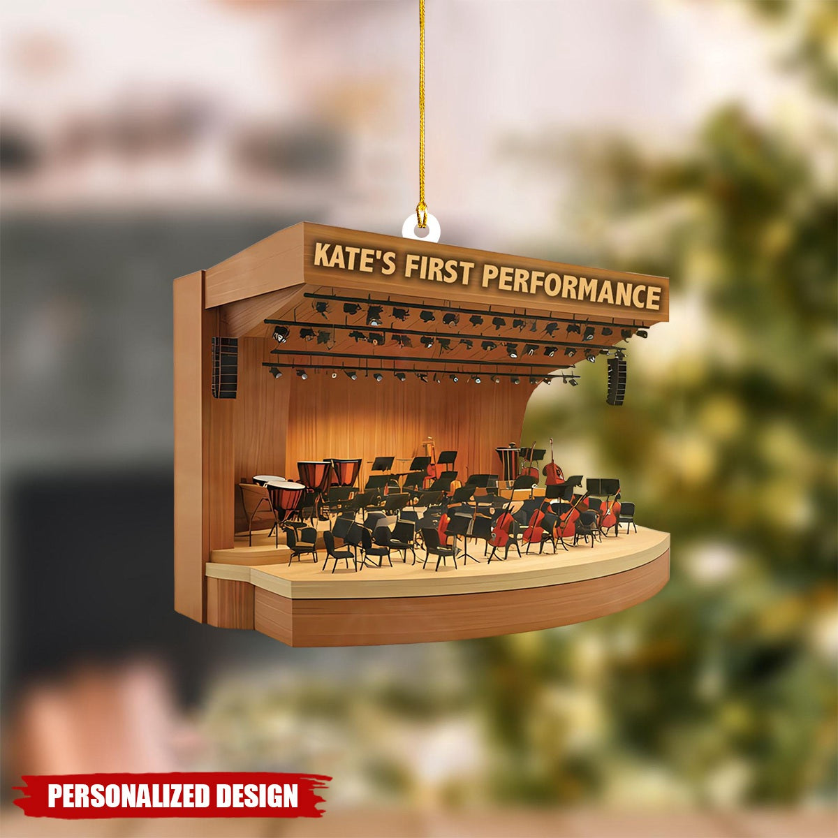 Personalized Symphony Orchestra Stage Ornaments-Gift For Musician Music Lover-2024 New Release