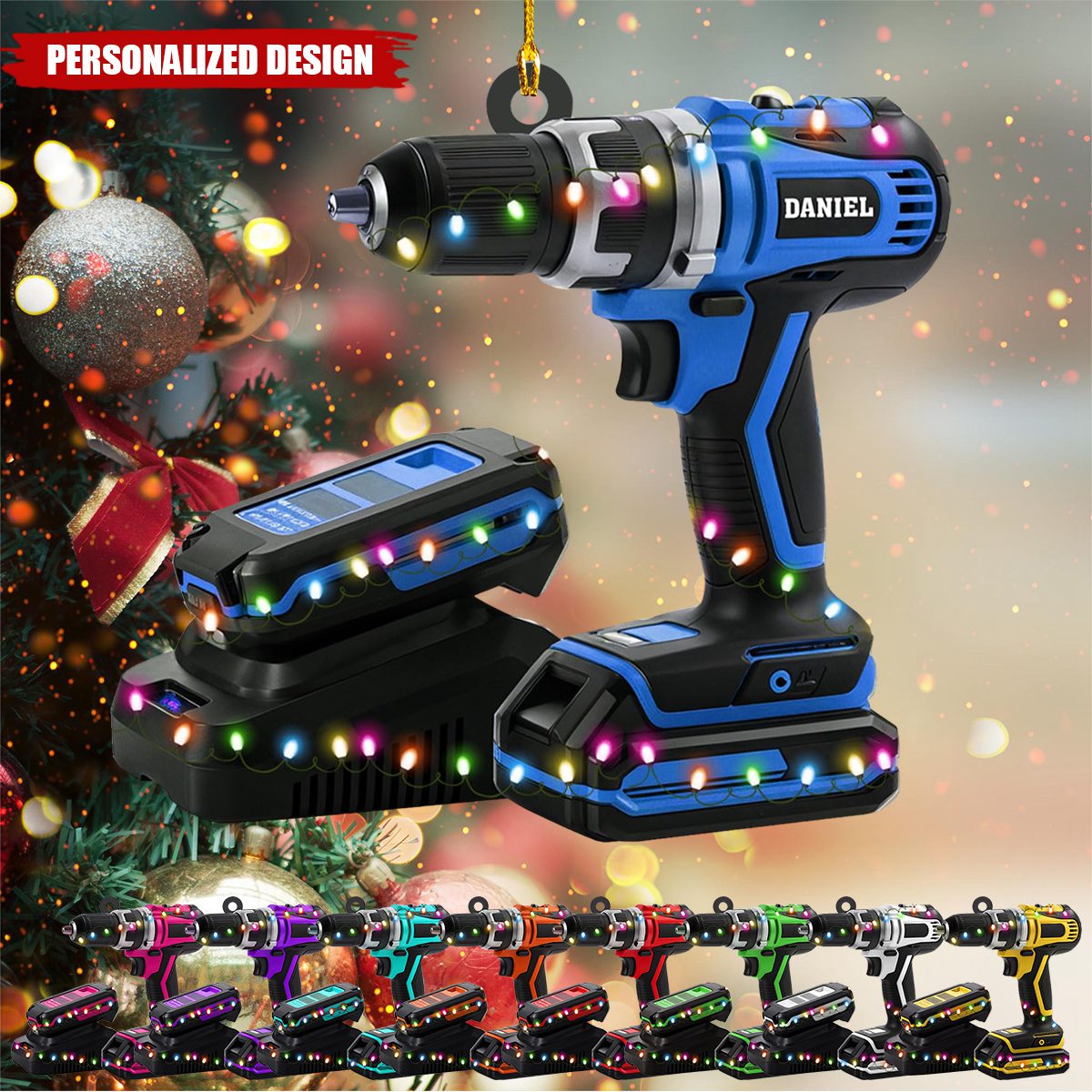 Personalized Drill Machine Ornament-Gifts For Maintenance personnel-2024 New Release