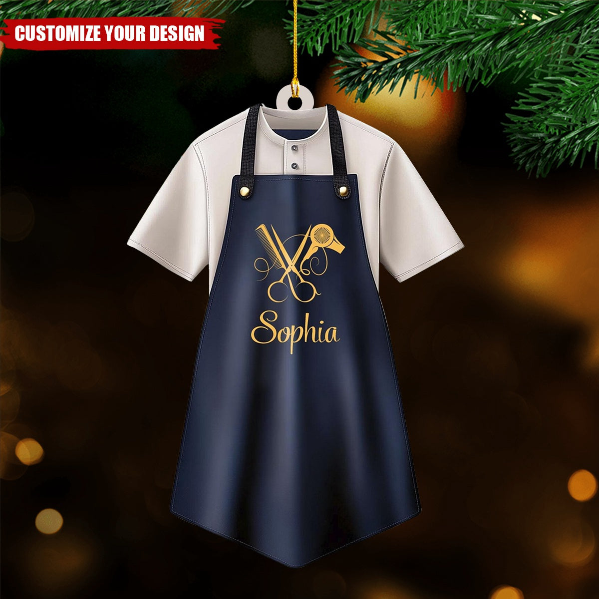 Personalized Hairdresser Christmas Ornaments Hair Stylist Gift - 2024 New Release