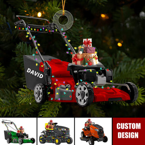2024 New Release Personalized Lawn Mower Machine Christmas Ornament