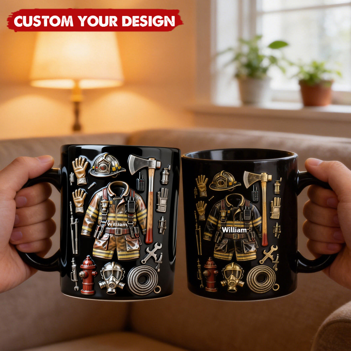 Proud Firefighter - Personalized Firefighter Mug