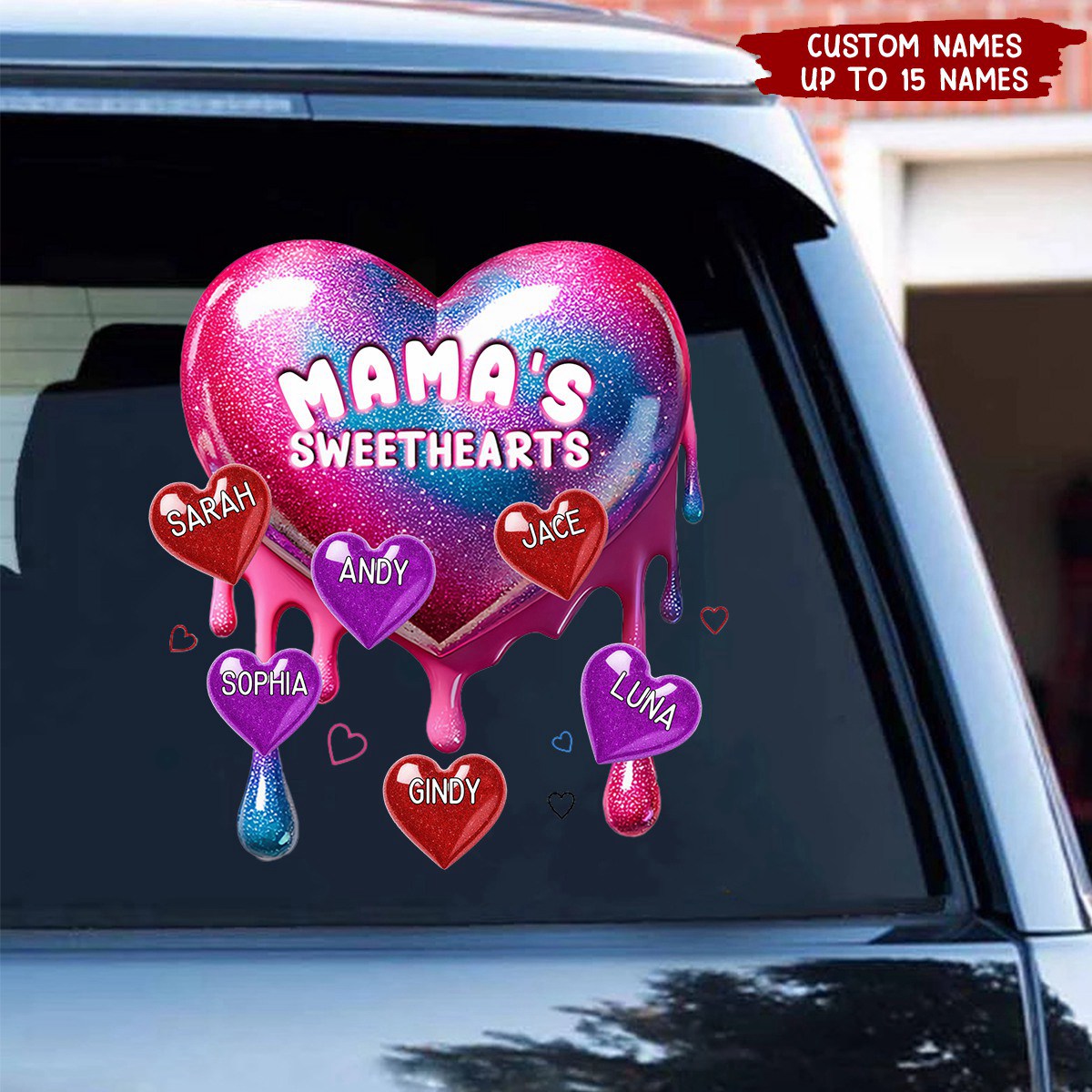 Personalized Sweethearts Decal Sticker - Mother's Day Gift