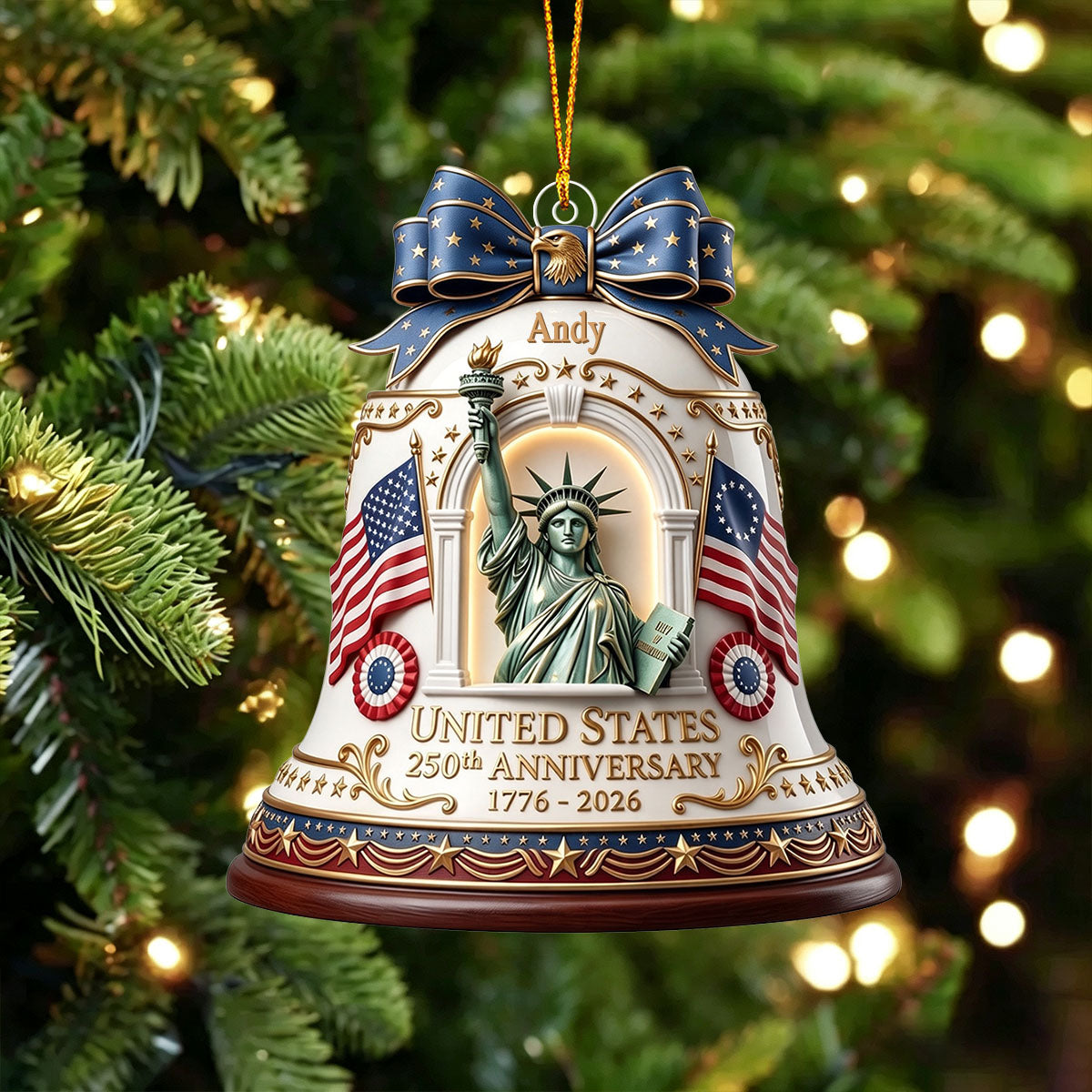 250th Anniversary of America ，Ornament Independence Day Gift