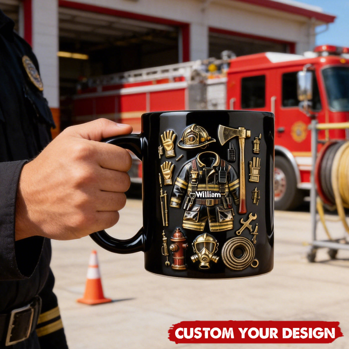 Proud Firefighter - Personalized Firefighter Mug