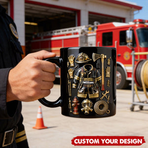 Proud Firefighter - Personalized Firefighter Mug