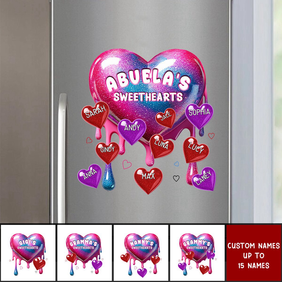 Personalized Sweethearts Decal Sticker - Mother's Day Gift