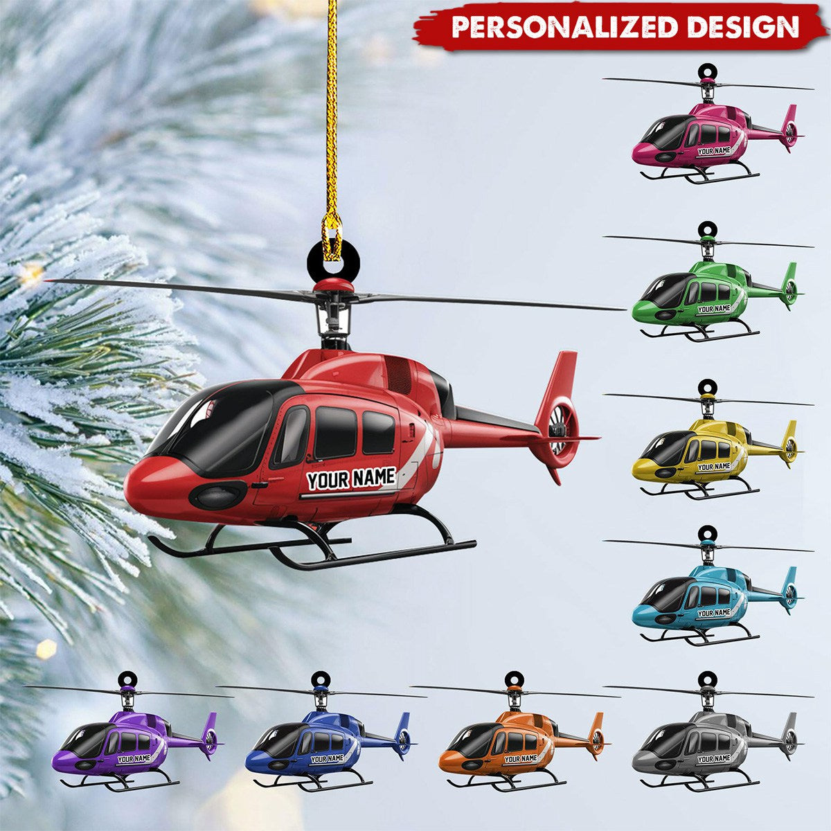 Personalized Airplane Ornament-Gifts For Pilot Captain-2024 New Release