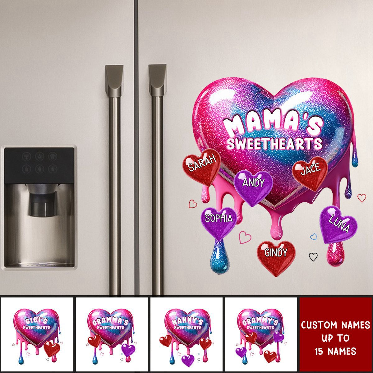 Personalized Sweethearts Decal Sticker - Mother's Day Gift