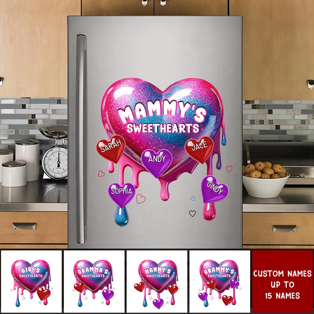 Personalized Sweethearts Decal Sticker - Mother's Day Gift