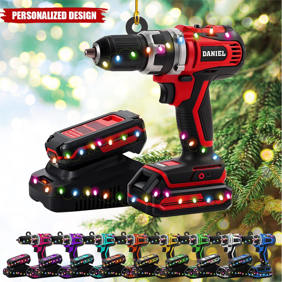 Personalized Drill Machine Ornament-Gifts For Maintenance personnel-2024 New Release