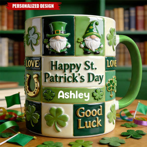 Happy St. Patrick's Day-Personalized Irish Mug