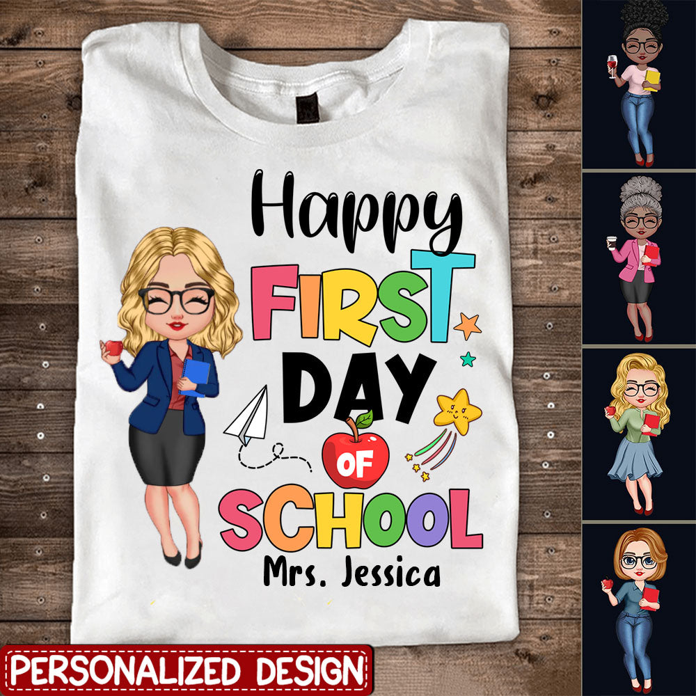 Happy First Day Of School - Personalized Shirt