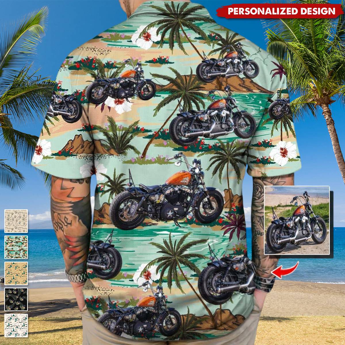Upload Car Photo-Personalized Hawaiian Shirt