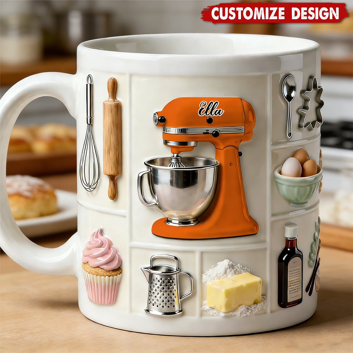 Sweet Baker Coffee Mug - Personalized Gifts For Baking Lovers
